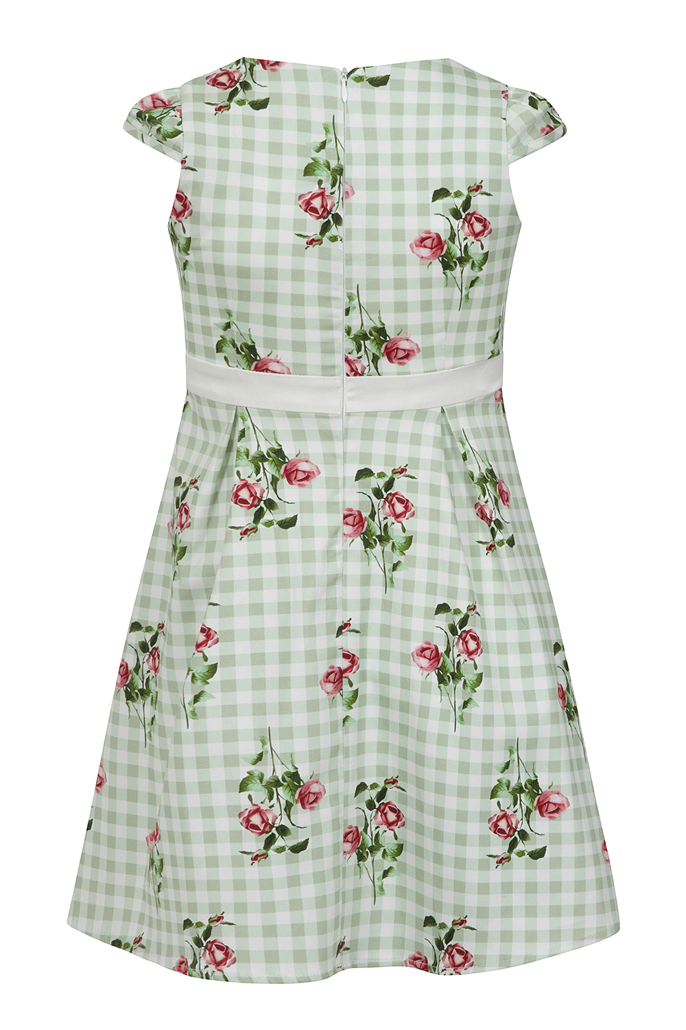 Girls Summer Rose Swing Dress